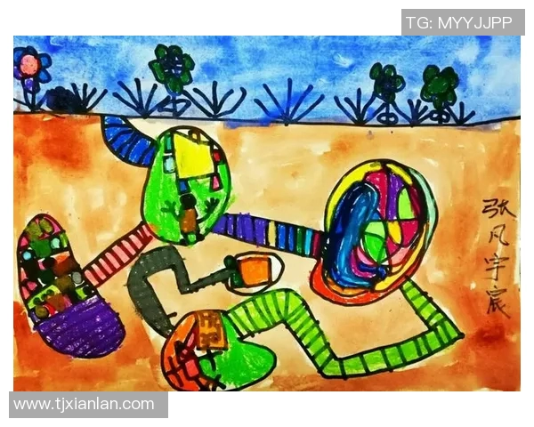 创意儿童画展现足球明星风采与梦想的奇妙旅程